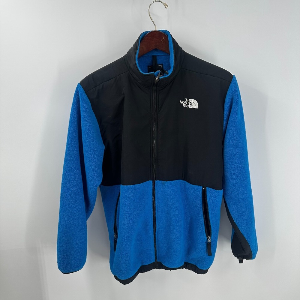The North‎ Face Polartec Denali Outerwear Full Zip Jacket Blue Black Size XL